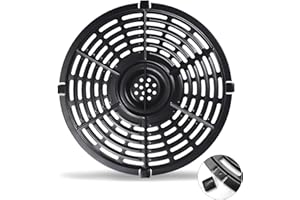GXF Air Fryer Replacement Parts for Chefman TurboFry 3.6QT Power XL 4QT Emeril Lagasse 4QT, 8.1'' Non-Stick Round Air Fryer Accessories Replacement Tray Rack Grill Crisper Plate