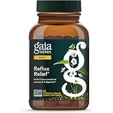 Gaia Herbs Reflux Relief, 45 Chewable Tablets, 45 Servings | Digestive Comfort Support, Aloe Vera, Marshmallow Root, Chamomile, Licorice, Helps with Occasional Heartburn &amp; Indigestion*