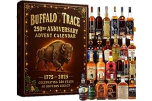 Buffalo Trace 250th Anniversary Advent Calendar,Whiskey Bourbon Advent Calendar with 24 Days of Premium Bourbon Whiskeyfrom A
