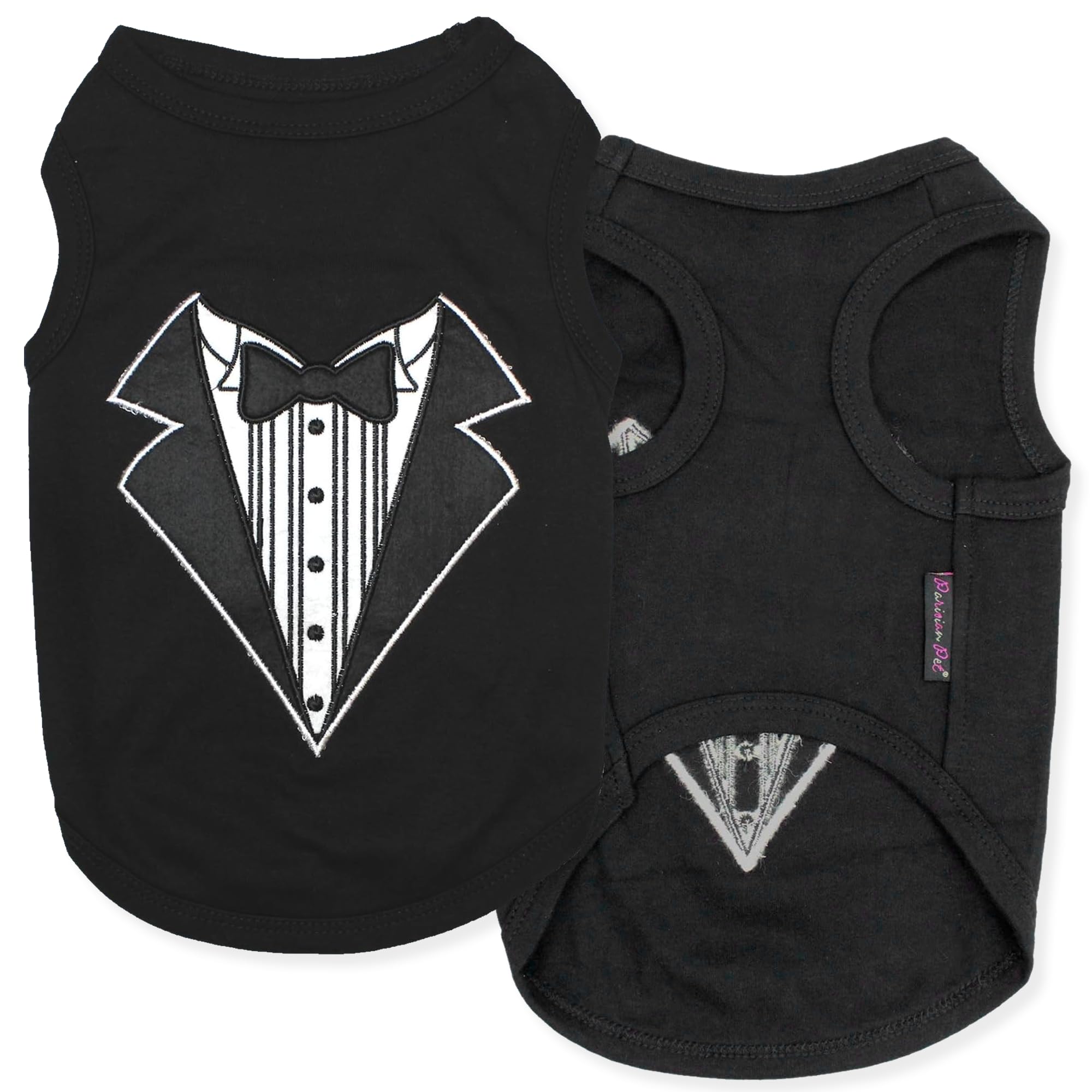 Parisian Pet Tuxedo T-Shirt, XX-Large