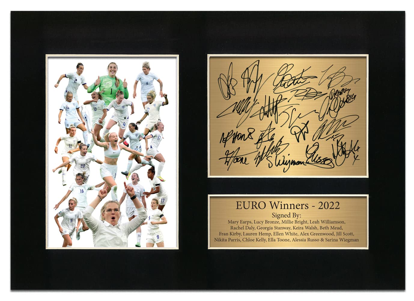 England Women's Football Team Euro Winners Autograph 2022 Beth Mead Display Signed A4 Printed Autograph Football Photo Picture Display No120