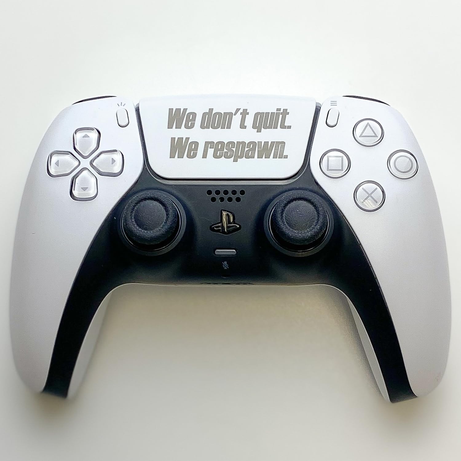 Sony Personalized PlayStation 5 DualSense Wireless Controller - Custom Engraved Colors & Designs - White - Make your controller unique with a custom-designed text [video game]