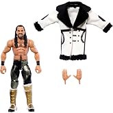 Mattel WWE Top Picks Elite Action Figure &amp; Accessories Set, Seth &ldquo;Freakin&rdquo; Rollins 6-inch Collectible with Swappable Hands, Ring Gear &amp; 25 Articulation Points