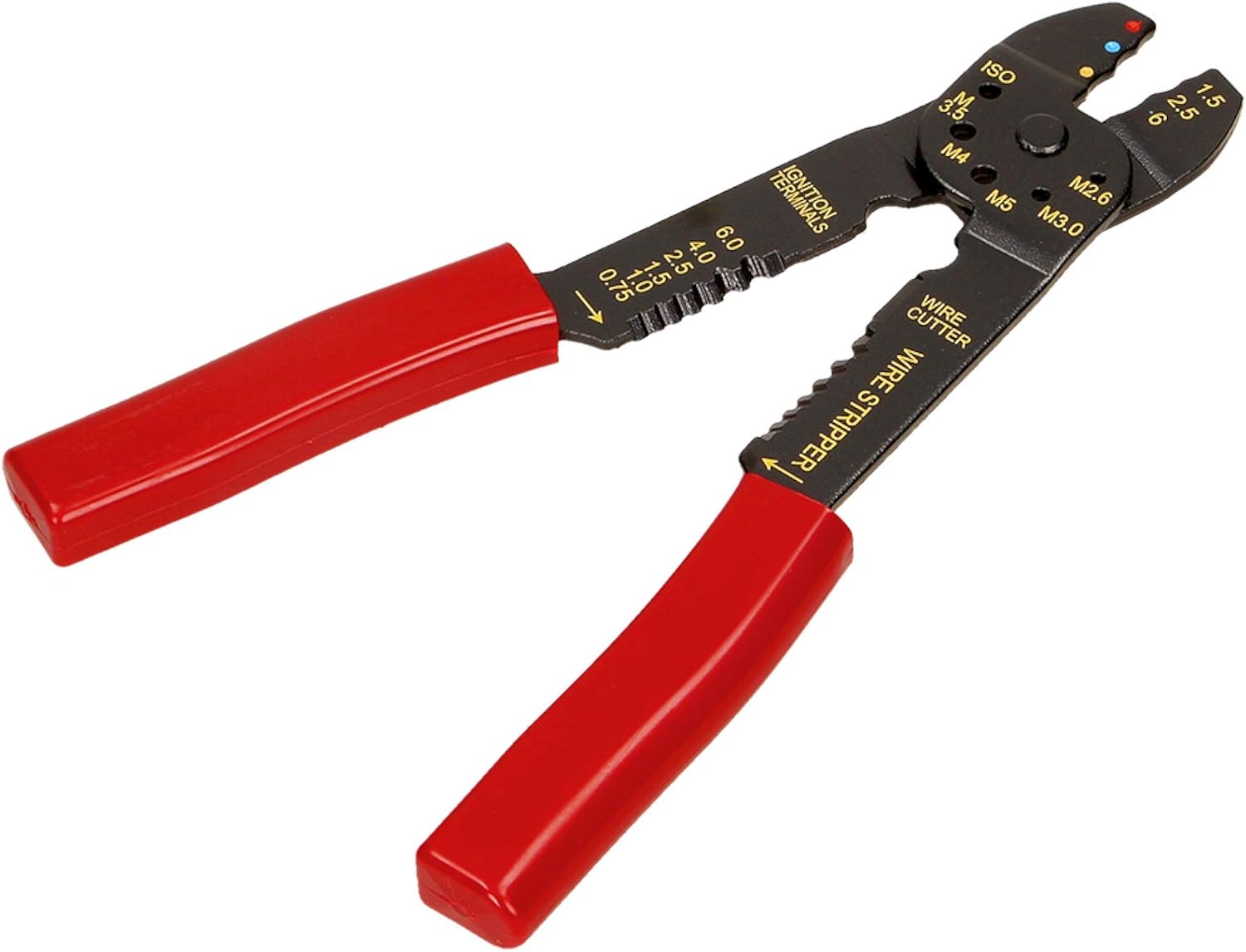 ORNO AE-13136 Cable Lugs Set including Crimper Multi-Coloured (with a Crimper), Multicoloured, X - Image 5