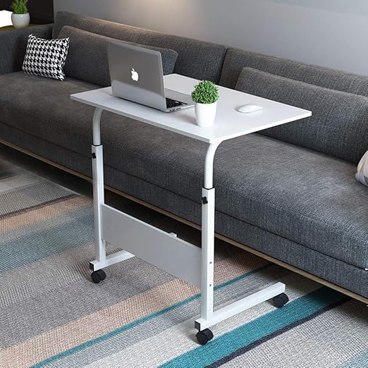 Amazon Com Goujxcy Large Side Table Vintage Mobile Snack End Side