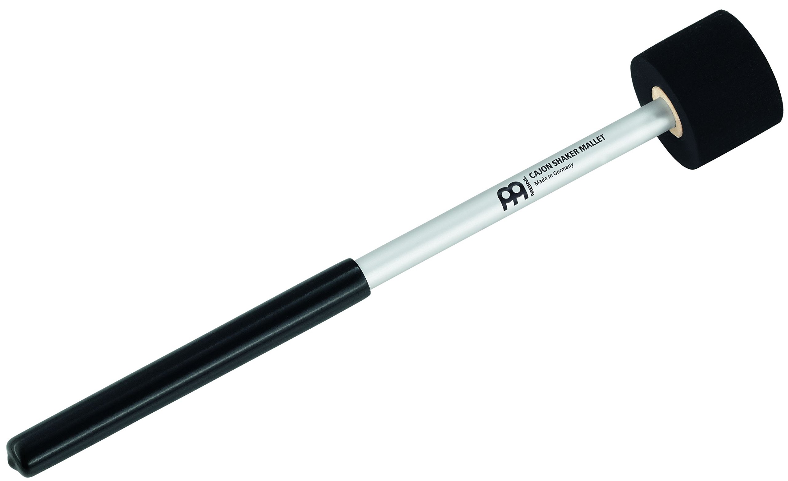 Meinl Percussion Cajon Mallet - With Shaker Effect - Cajon Beater - With Foam Rubber Tip - Length 11.75 Inches - Aluminum, Natural (MCM4)