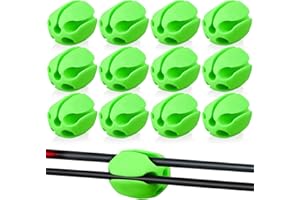 Blueweenly 12 Pcs Portable Silicone Fishing Pole Rod Holder Clips Fixed Ball 5 Holes Multifunctional Rubber Fishing Pole Puller Clips Bike Rod Holder Straps for Travel Ground Car Bike