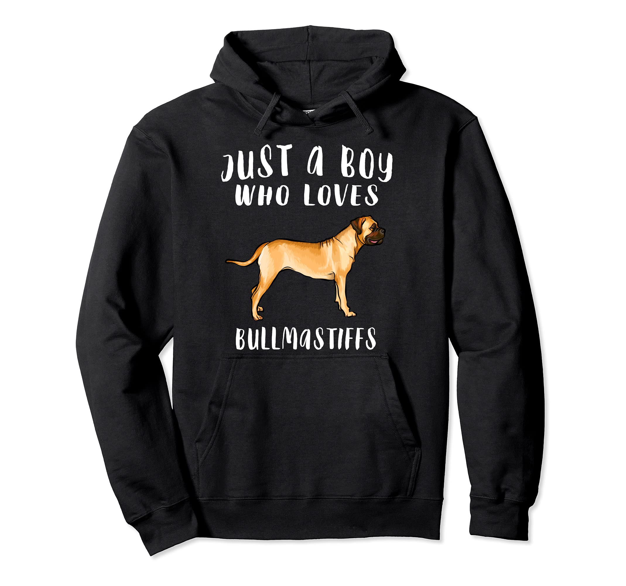 Im Just A Boy Who Loves Bullmastiffs Dog Lover Pullover Hoodie