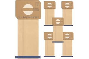 6 pack Upright Style U Vacuum Cleaner Bags made to fit for Electrolux