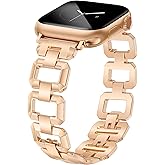 JR.DM Gold Watch Band for Women Compatible with Apple Watch 38mm 40mm 41mm 42mm 44mm 45mm 46mm 49mm Dainty Dressy Bracelet Designer Metal Chain Strap for iWatch Series 11/10/9/8/7/6/5/4/SE/3/2/1 Ultra