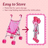Molly Dolly My First Dolls Pram & Doll Set Girls Toy Stroller 30cm Doll view 4