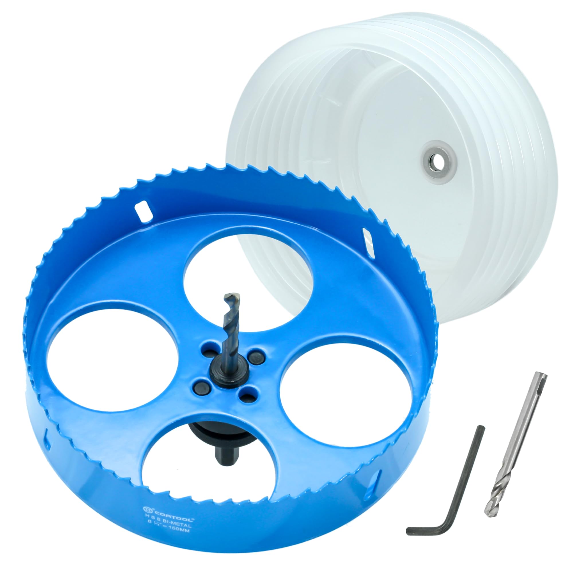 Photo 1 of  Hole Saw for Recessed Lights, Hole Saw Dust Bowl for Recessed Lighting 6 Inch, with Bi-Metal Wood Metal Drywall Hole Cutter