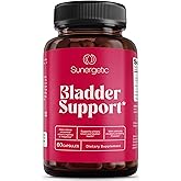 Premium Bladder Support Supplement – Bladder Control Supplement for Occasional Urinary Urgency, Frequency & Leakage – With Clinically Studied Cranberry, Pumpkin & Saw Palmetto - 60 Capsules