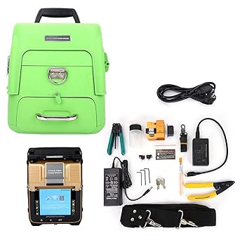 Empalmador de fusión de fibra óptica