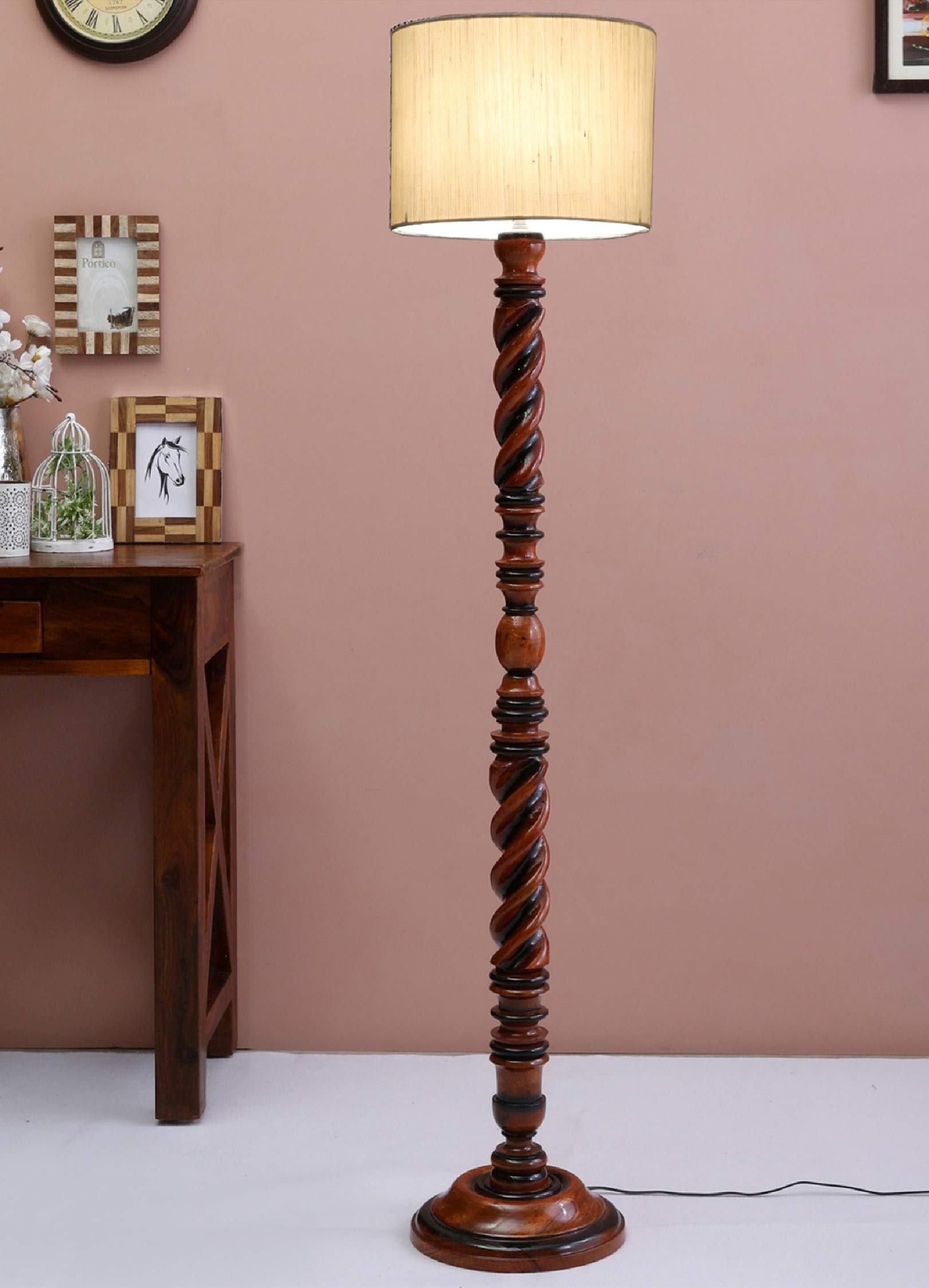 Beverly Studio Galina Wooden Floor Lamp Buy Online In Gambia At Desertcart
