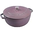 Staub Cast Iron Essential French Oven, Dutch Oven, 5-quart, serves 5-6, Made in France - Lilac