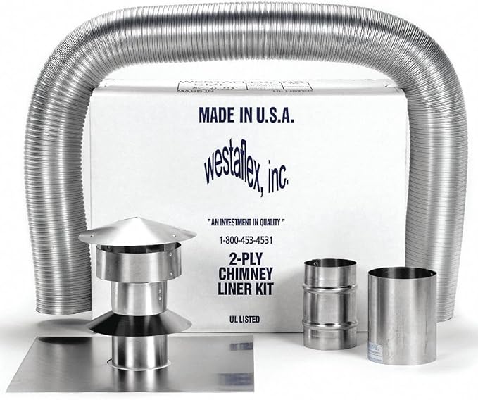 Chimney Liner Kit, 4 In Dia., 25 ft. L by Westaflex Amazon.ca Home