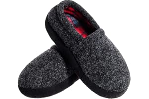 MIXIN Little/Big Kid Boy's Slippers House Shoes Indoor Outdoor with Anti Slip Sole