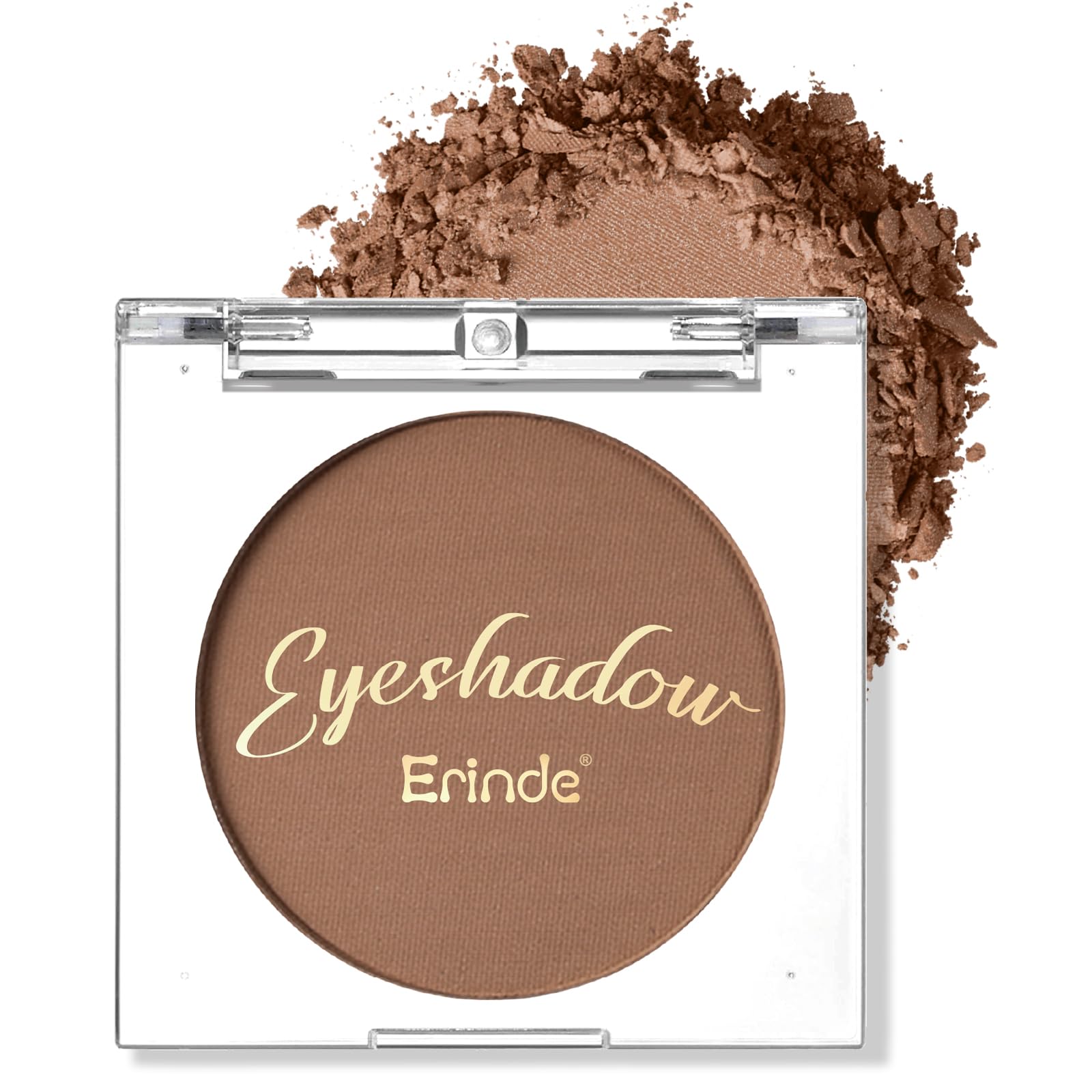 Erinde Brown Eyeshadow, Mini Matte Eye Shadow, Pressed Powder Eye Palette, Long-Lasting Makeup, Ultra-Blendable, Pigmented Color, Vegan Formula, #03