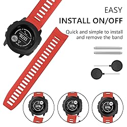 MYSNBKN Compatible with Garmin Instinct Band, Soft