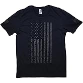 Statement Apparel Distressed American Flag T-Shirt