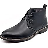 Finishing & Sewing Men's Classic Dress Casual Chukka Boots Lace Up Desert Ankle Boots