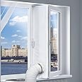 Loviga 400CM(157") Portable AC Window Seal, Casement Window Vent Kit Seal Kit for Portable Air Conditioner Dryer, 100% Sealing Waterproof Easy to Install for Crank Out/Awning/Skylights Window