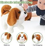 ZBATHTOY Interactive Walking Dog Toy for Kids 1-3 Year Old Electronic Puppy view 3