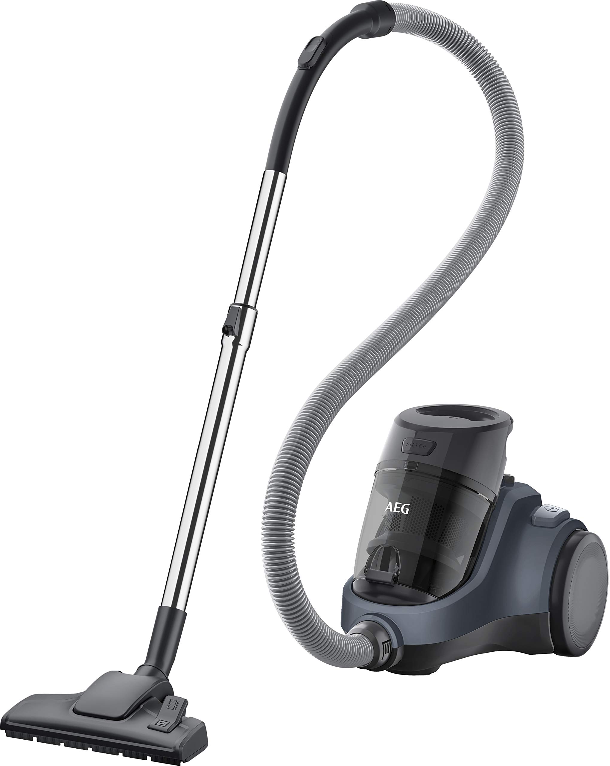 AEG Total Home LX5-2-4DB, LX5 Bagless Cylinder Vacuum, Denim Blue, 700 W, 80 Decibeles