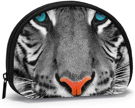 ミニ財布 トラ 虎柄 アニメキャラクター 小銭入れ コンパクト 小さい 財布 コインケース カードケース お札入れ 貝殻型 レディース メンズ ホーム キッチン Amazon Co Jp