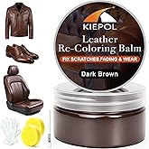 Leather Repair Kit - Recoloring Balm and Dye to Restore & Renew Scratched, Faded and Aged Leather & Vinyl