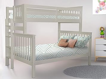 twin over full bunk bed with end ladder