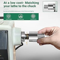 HAowosi Lathe Headstock Spindle Adapter,Converts FT