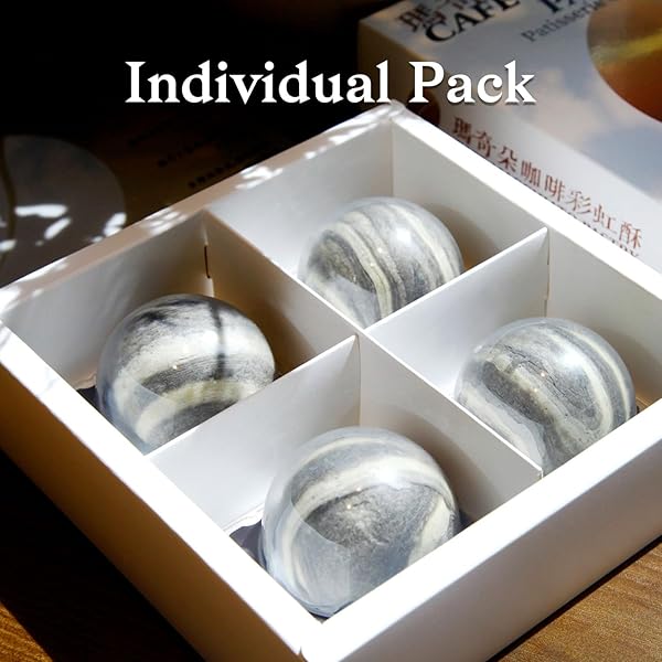 ONETANG MACCHIATO PASTRY, MOONCAKES, MOCHI DESSERT, COFFEE FILLING, 2023 MID-AUTUMN FESTIVAL, DESSERT GIFTS, 8.47 OZ (2.11OZ*4PCS)