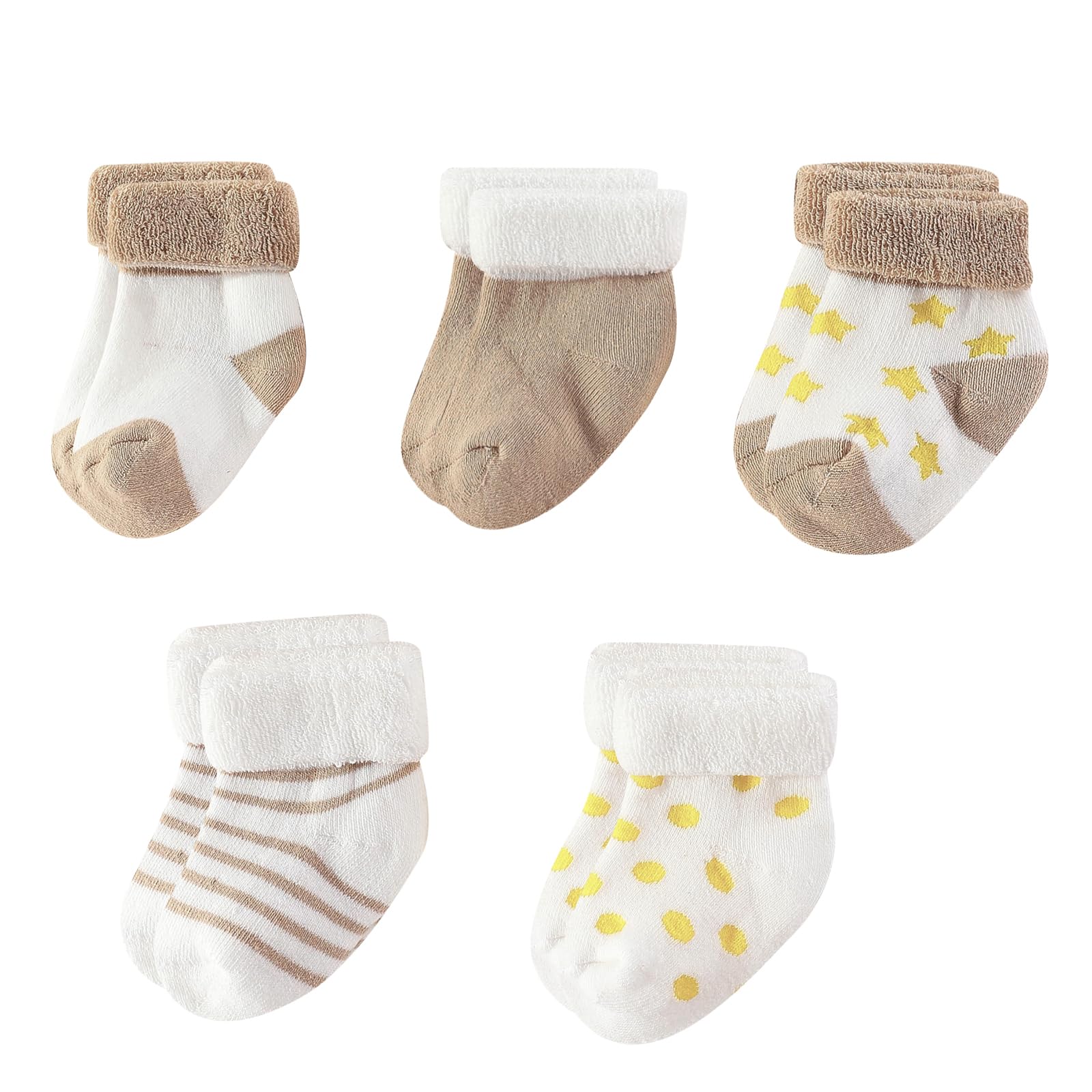 Ruliby New Born Clothes Cotton Layette Gift Set Unisex Baby Outfit and Accessories Newborn Essentials Must Haves