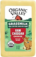 Organic Valley Gourmet Grassmilk Raw Organic Cheddar Cheese Block — Grass-Fed, No Added Hormones — 8 Oz