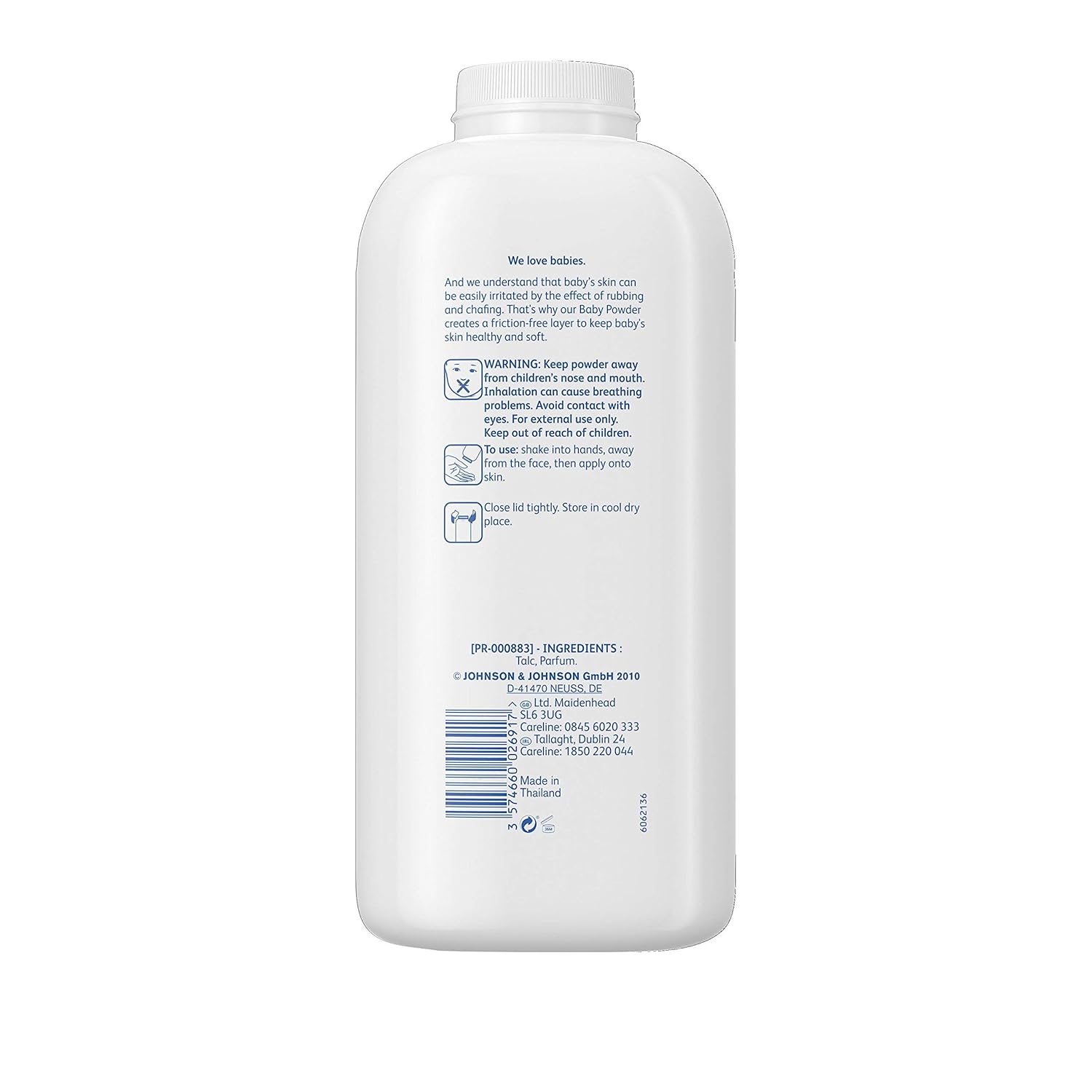 johnson's baby powder 500g price