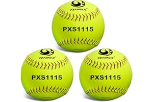 PHINIX Slow-Pitch Softballs Cork Core 11" & 12" Options