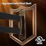 Perlegear Corner TV Wall Mount 32-75 Inch 180° Swivel 822mm Reach 45kg view 3