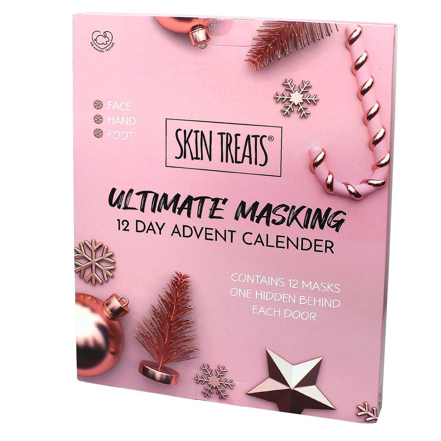 Skin Treats Ultimate Masking 12 Day Advent Calendar | 12 Clay Masks | Skincare Advent Calendar | Bentonite & Kaolin Clay | Refreshing & Rejuvenating | Vegan | Not Tested On Animals