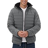 Pioneer Camp Men's Winter Puffer Jacket Sherpa Lined Hooded Water Resistant Midweight Warm Insulated Quilted Down Coat Parka