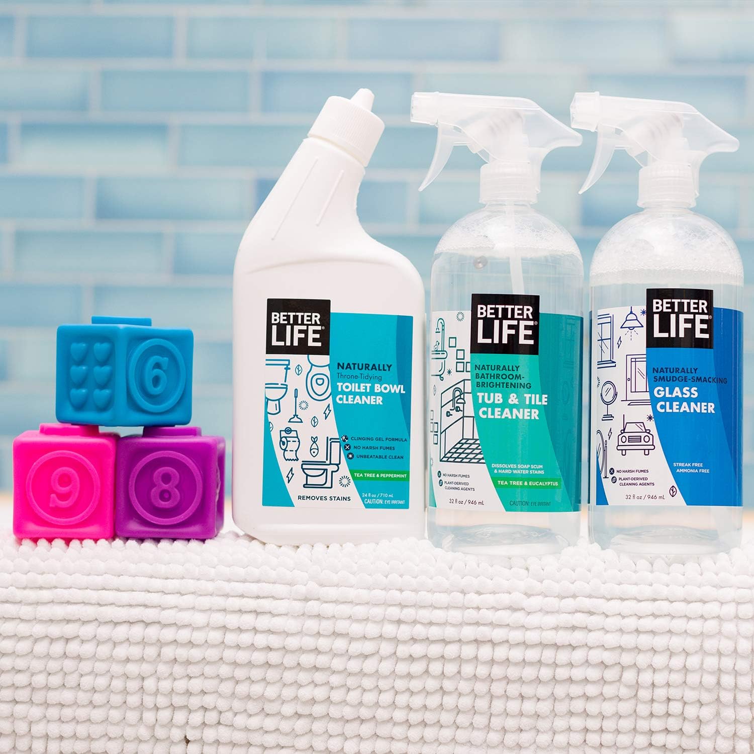 Better Life Natural Toilet Bowl Cleaner, 24 Ounce (Pack of 2) Tea Tree & Peppermint Scent: Health & Personal Care