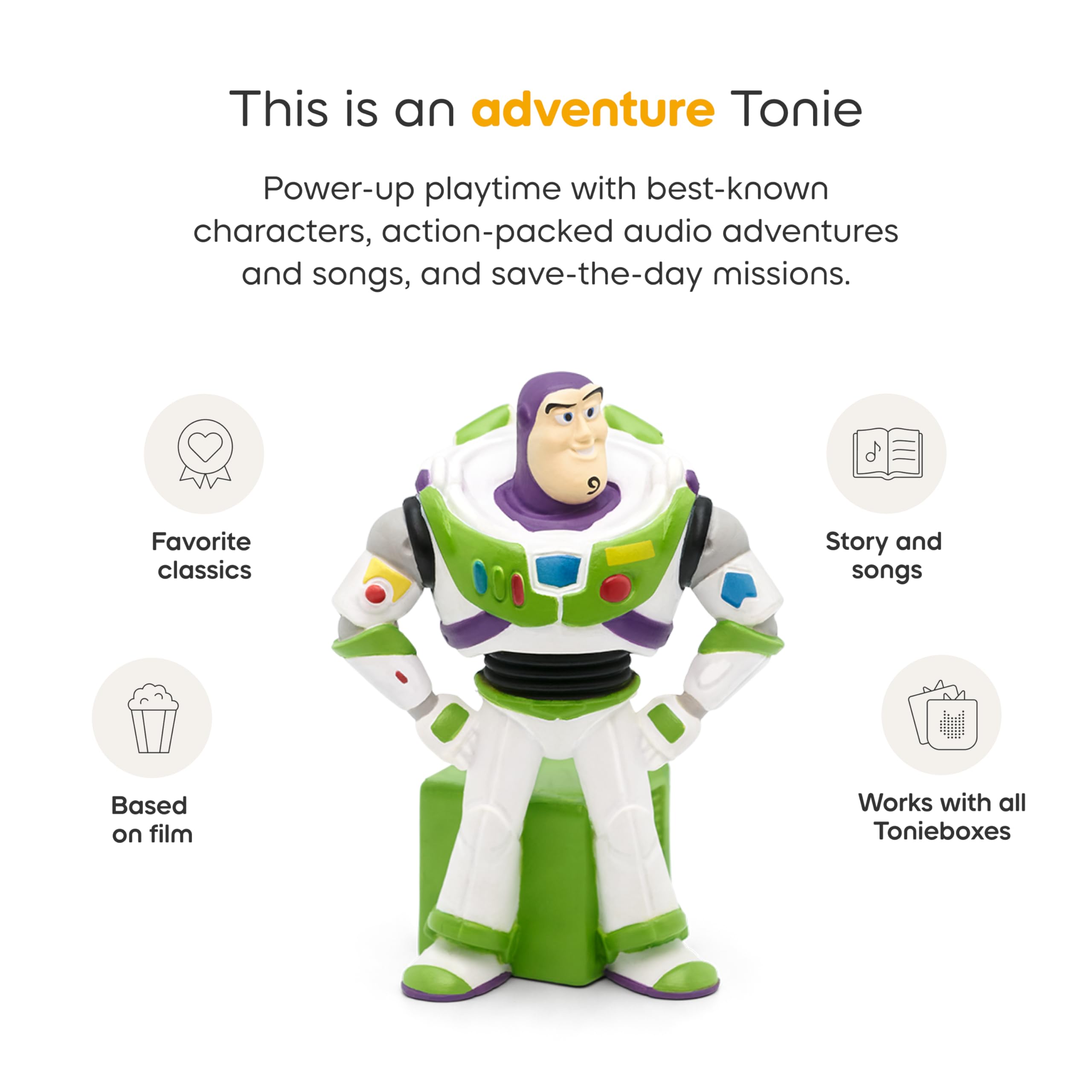 Tonies Buzz Lightyear Audio Toy Figurine from Disney's Toy Story 2