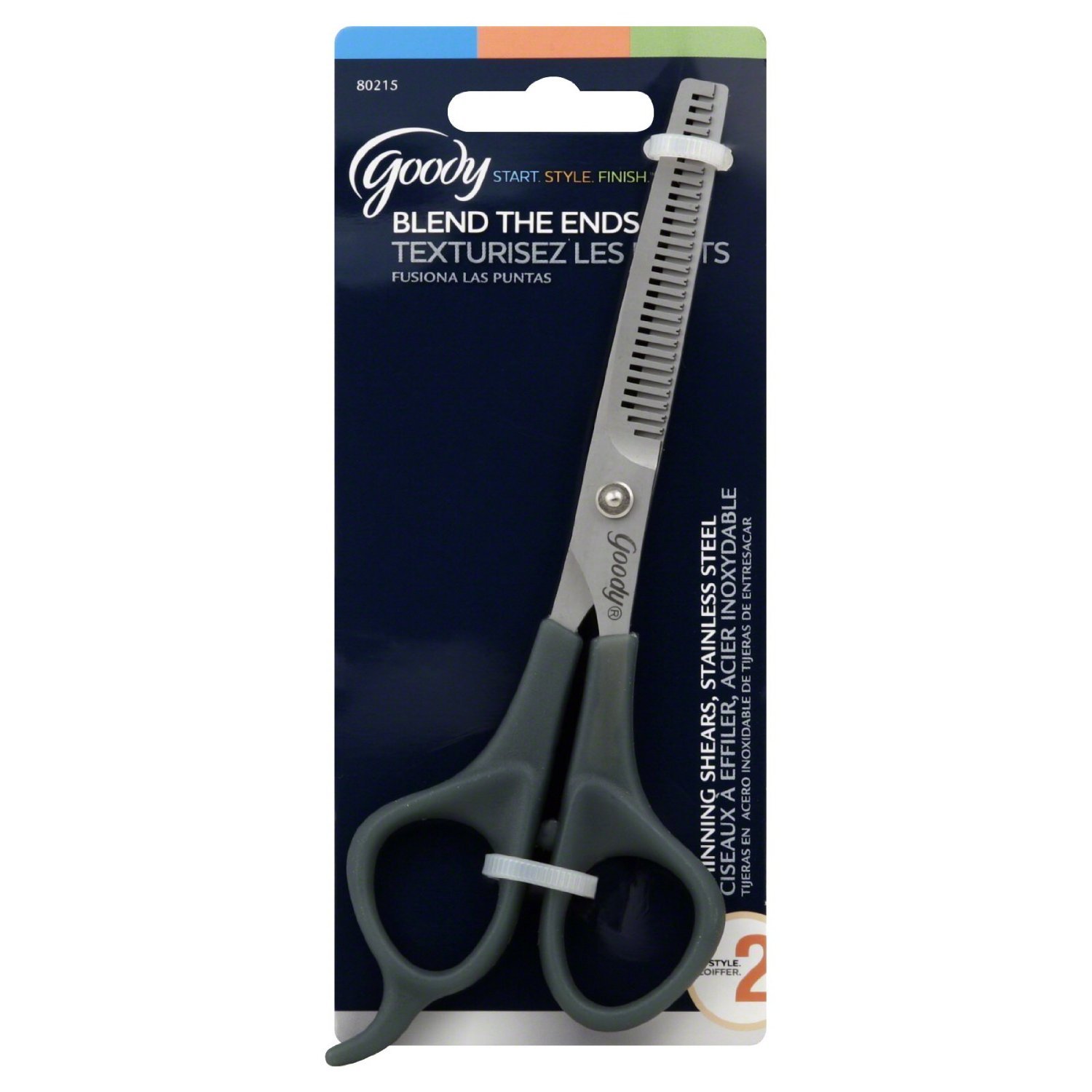 goody new style kit hair cutting shears thinning shears and comb 3 pieces