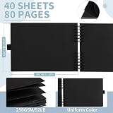 Uncle Paul Scrapbook Album Our Adventure Book 80 Pages A4 DIY Kit Black DS01bk view 3