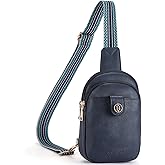 BOSTANTEN Small Sling Bag Crossbody Bags for Women Trendy Crossbody Purse Leather Chest Bag
