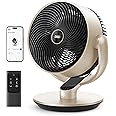 Dreo Smart Fans for Home Bedroom, 16 Inch, Air Circulator Fan with Remote/WiFi/Voice Control, 25dB Quiet DC Room Fan, 120°+90° Oscillating Fan, 6 Modes, 9 Speeds, 12H Timer, Works with Alexa/Google