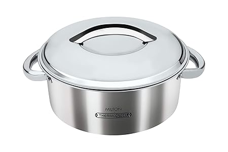 Milton Excel Stainless Steel Casserole, 1.5 Litres, Silver