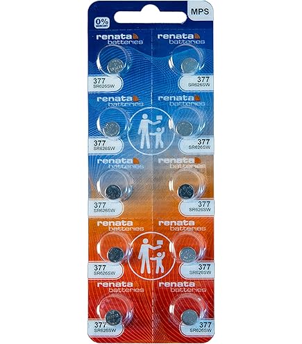 Amazon.com: Renata Batteries 319/SR527SW Button Cell Watch Battery