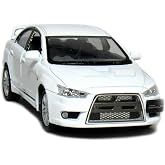 KiNSMART 2008 Mitsubishi Lancer Evolution X 1:36 Scale 5" White